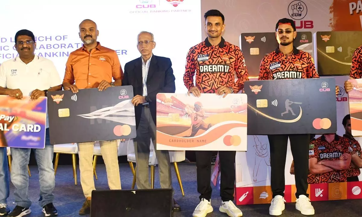 City Union Bank partners with SunRisers Hyderabad City Union Bank partners with SunRisers Hyderabad