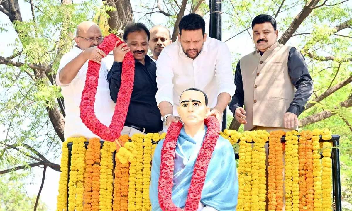 Youth should be educated on Sriramulu’s life: Min Youth should be educated on Sriramulu’s life: Min