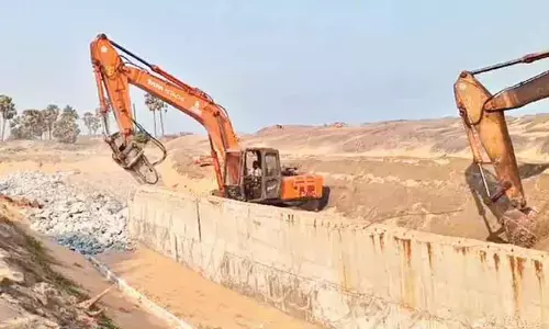 Illegal structures of former YSRCP MP’s daughter demolished