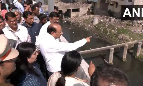 Delhi LG, CM, and PWD Minister Inspect Sunhari Pul and Barapula Drain, Urge Swift Action