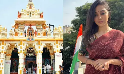 Tejasvi Surya, Wife Seek Blessings at Udupi Sri Krishna Temple