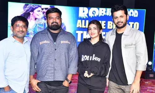 Nithin’s‘Robinhood’gears up for release with grand event at SRKR College