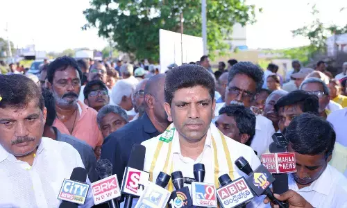 Pemmasani lays stone for development works