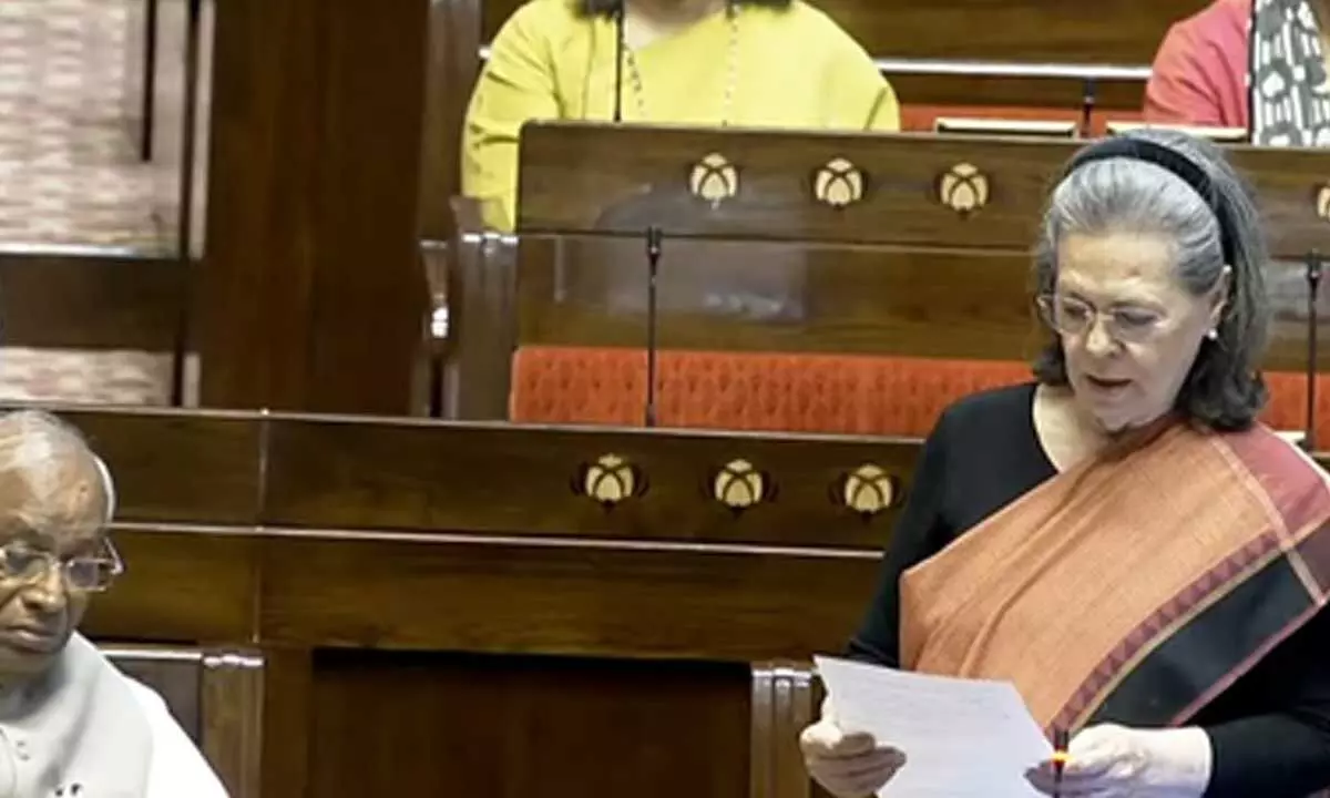 MGNREGA has been weakened, says Sonia Gandhi in Rajya Sabha