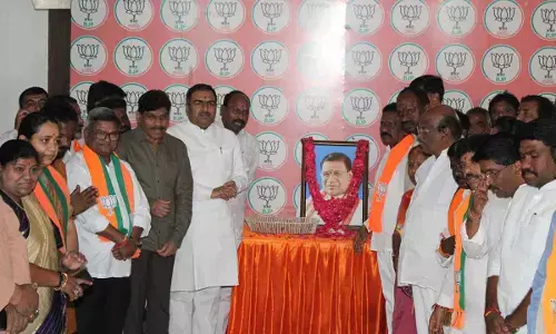 BJP pays rich tributes to Bangaru Laxman
