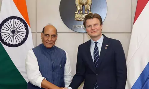 Rajnath Singh meets Netherlands counterpart Ruben Brekelmans, discusses bilateral cooperation in defence