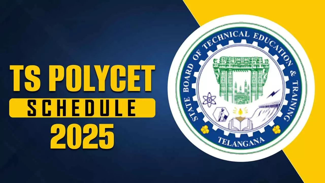 POLYCET 2025 schedule released POLYCET 2025 schedule released