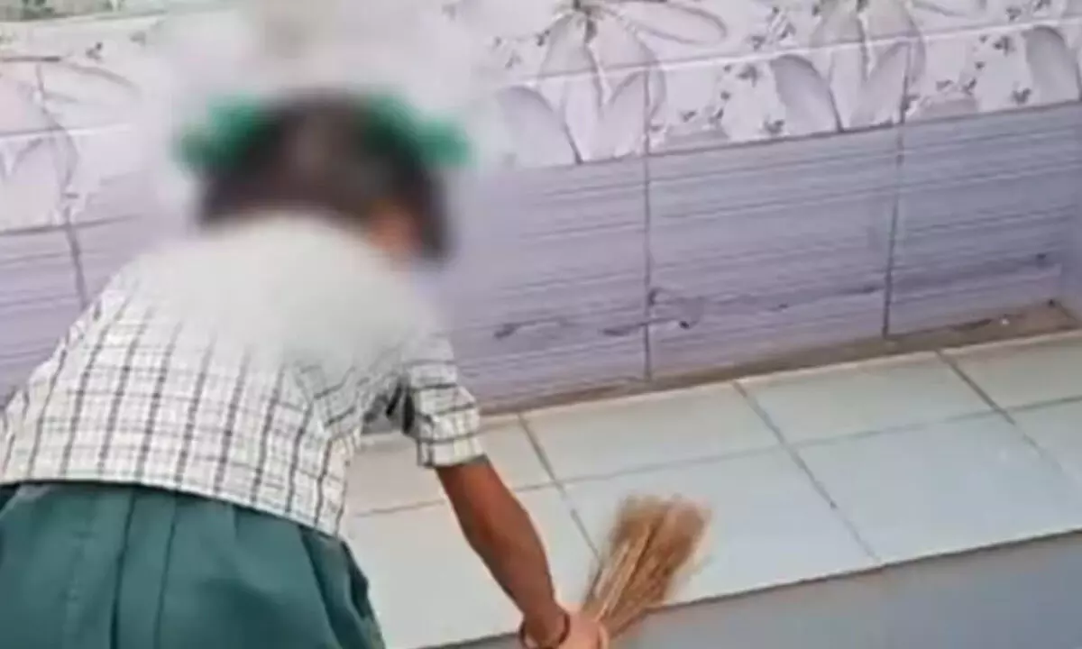 Tamil Nadu School Headmaster Suspended After Video Shows Girl Students Cleaning Toilets