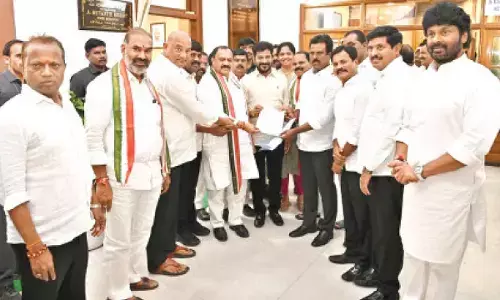 Cong MLAs urge CM Revanth to allocate Rs 1,000 cr for EWS Youth