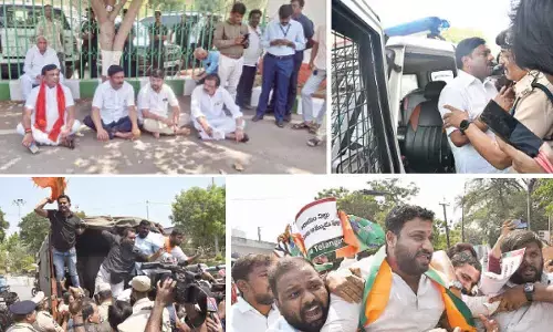 BJLP leader Maheshwar Reddy detained