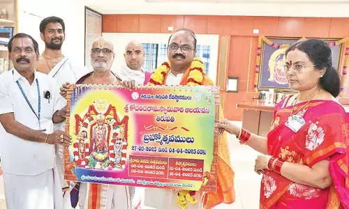 TTD EO releases posters for annual Brahmotsavam