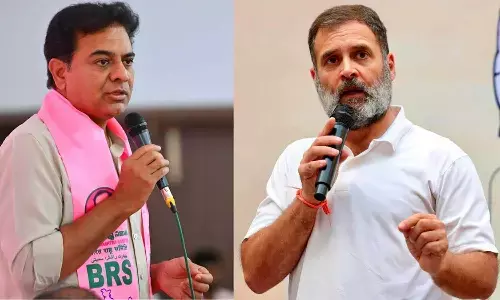 KTR Dares Rahul Gandhi, Challenges Him to Come to Ashok Nagar