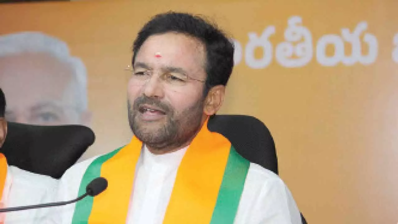 Rs 3 lakh crore budget has only 12 per cent for devpt: Kishan Reddy Rs 3 lakh crore budget has only 12 per cent for devpt: Kishan Reddy