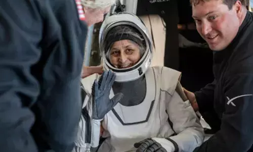 Sunita Williams back on Earth