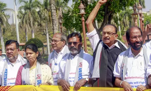 Both houses of Parliament adjourned till Friday over DMK protest against delimitation