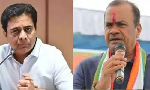 Minister Komatireddy Venkat Reddy criticises KTR, questions his political credentials