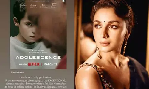 Alia Bhatt in awe of the Netflix series, Adolescence, calls it perfection