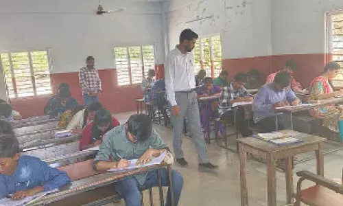 Kothagudem: Class 10 exams begin on a peaceful note