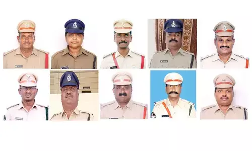 Tirupati dist police bag Seva medals