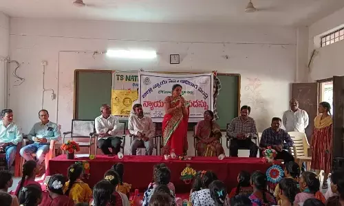 Education and Discipline Pave the Path to Success: Legal Awareness Seminar at ZPHS Patapalam.