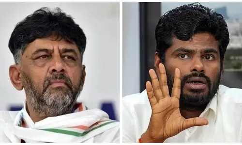 Shivakumar welcomes BJP’s black flags in Chennai