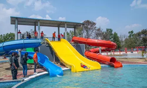 Manipur: Violence hit displaced children enjoy at first Water Amusement Park