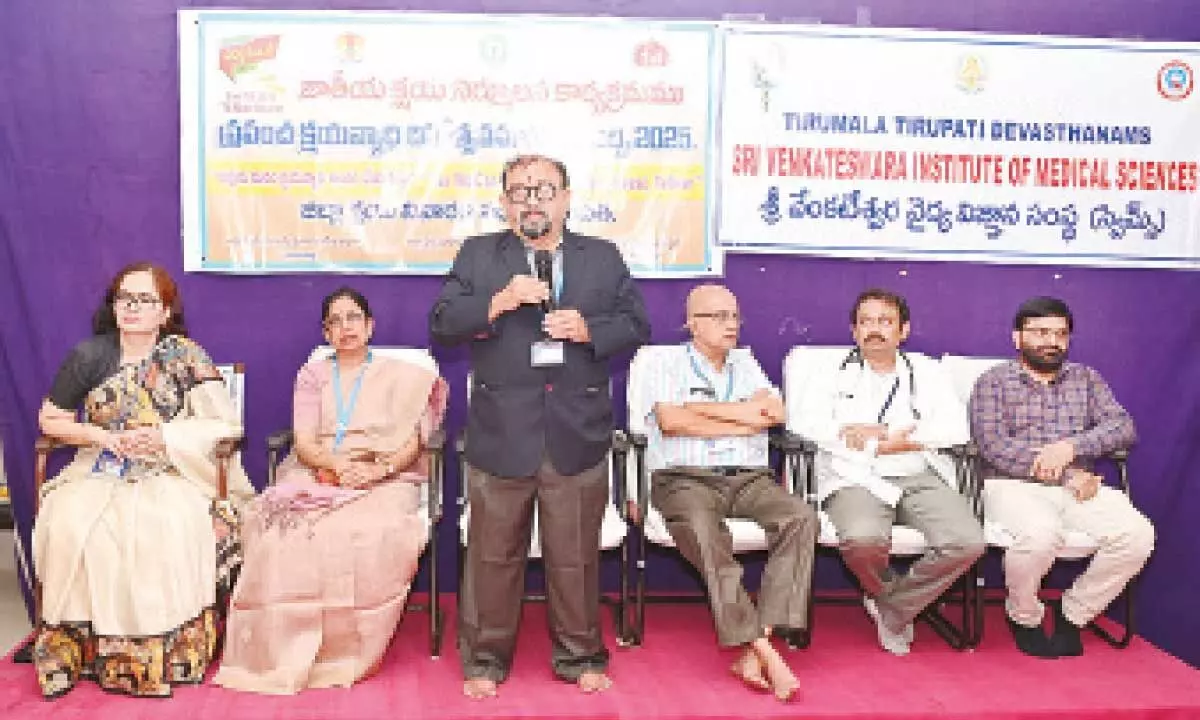 Collective efforts needed to eliminate Tuberculosis: SVIMS Director Collective efforts needed to eliminate Tuberculosis: SVIMS Director