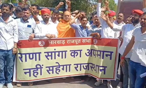 Protests erupt in Jodhpur over Ramji Lal Suman’s remarks on Rana Sanga