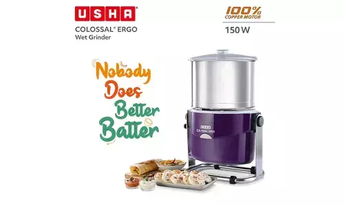 Colossal Ergo Tilting Wet Grinder by Usha International