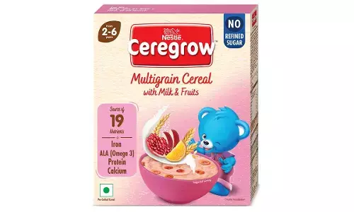 Nestlé India unveils new CEREGROW variant with no refined sugar