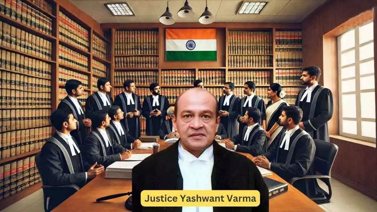 Allahabad Lawyers Declare Indefinite Strike Over Justice Yashwant Varmas Transfer Allahabad Lawyers Declare Indefinite Strike Over Justice Yashwant Varmas Transfer