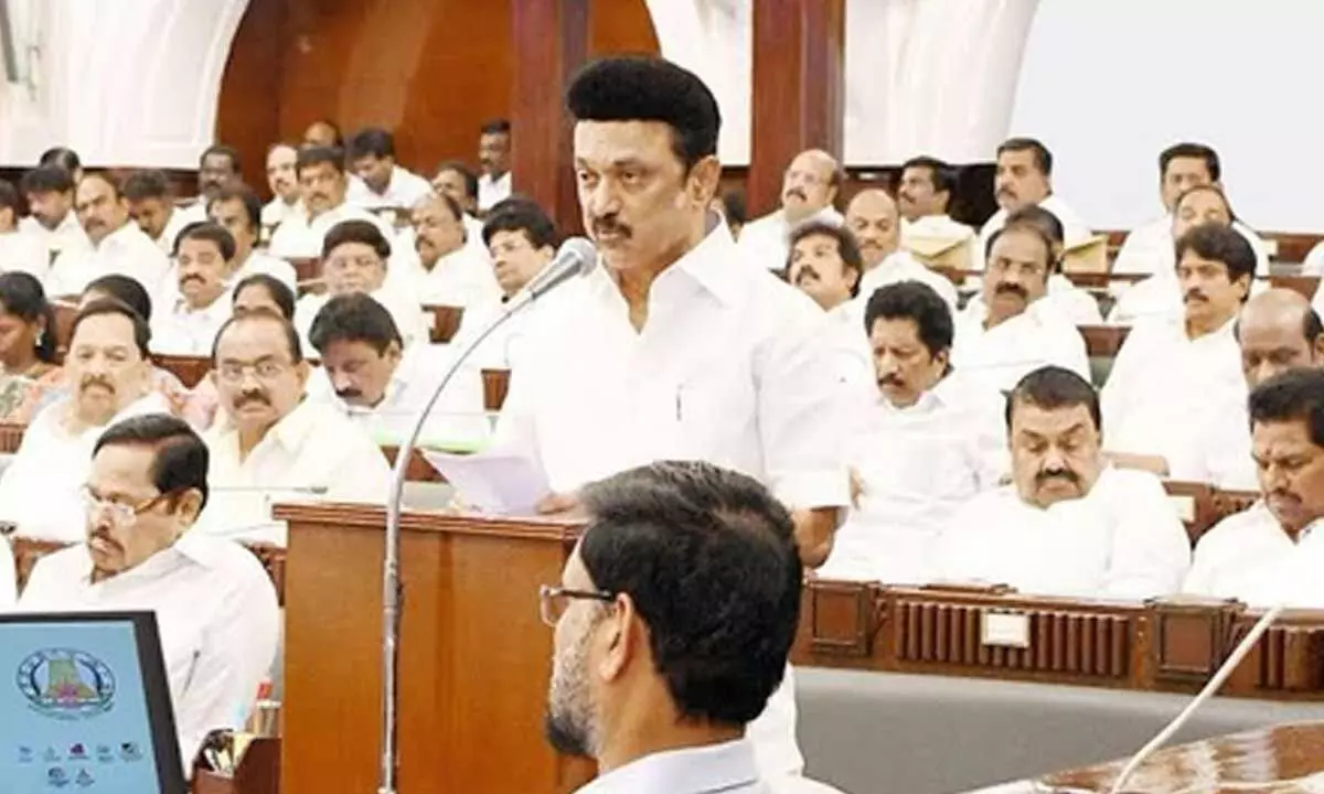 CM Stalin accuses Centre of treating states like enslaved regions CM Stalin accuses Centre of treating states like enslaved regions