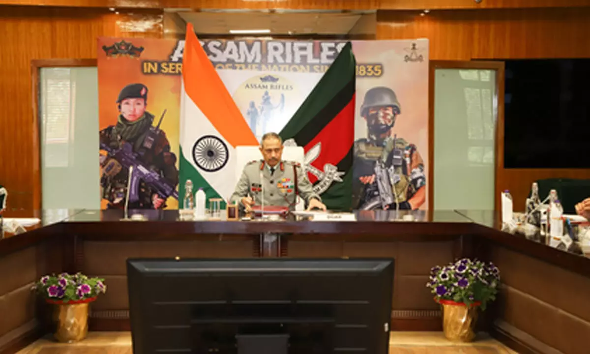 Assam Rifles chief stresses importance of maintaining security of India-Myanmar border & Kashmir Assam Rifles chief stresses importance of maintaining security of India-Myanmar border & Kashmir