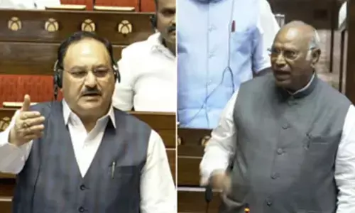 Row Over DKS Comments On Constitution: Kharge attacks Nadda, Rijiju amid quota row