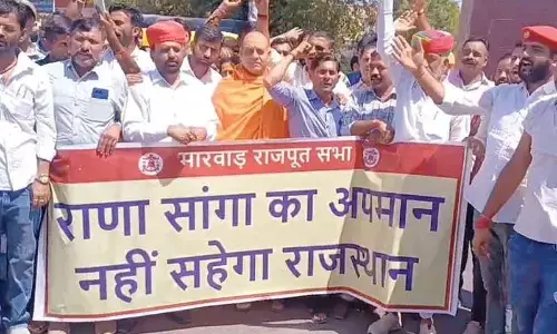 Protests erupt in Jodhpur over remarks on Rana Sanga