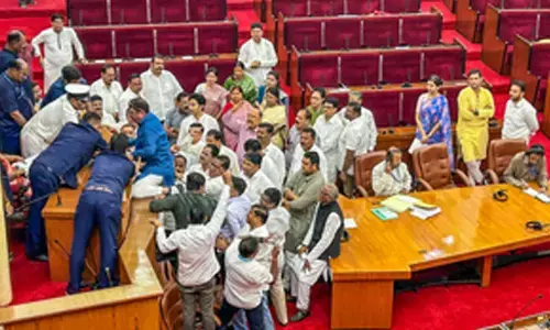 Odisha Assembly Speaker suspends 12 Cong leaders for 7 days over noisy protests