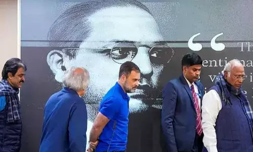 Rahul bid to combine Gandhi, Ambedkar