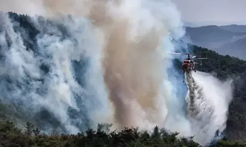 South Korea: Pilot killed as firefighting helicopter crashes in Uiseong