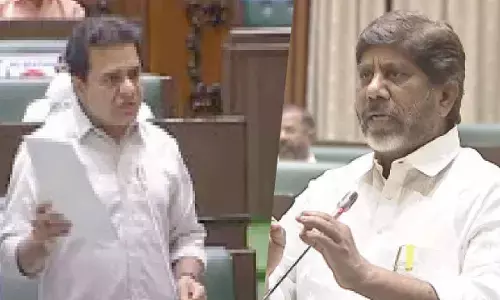 KTR’s ‘30% commission’ comments against Bhatti create furore in House