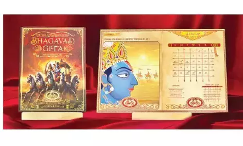 Gita-themed calendar launched
