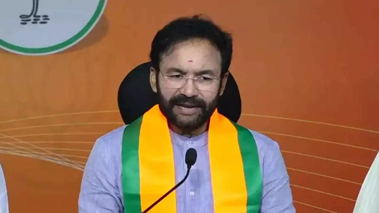 Kishan urges CM to stop auction of 400-acre Kancha Gachibowli land Kishan urges CM to stop auction of 400-acre Kancha Gachibowli land