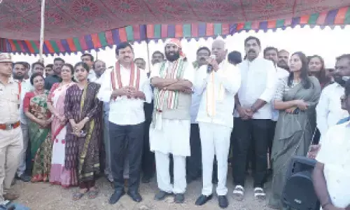 Minister releases irrigation water from Devadula project