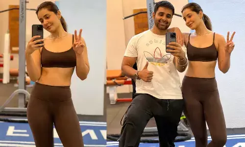 Raashi Khanna flaunts post-workout glow
