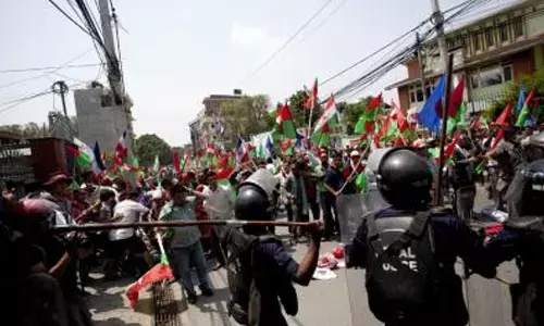 Curfew imposed in Nepal as two die, 45 injured during pro-monarchy protests