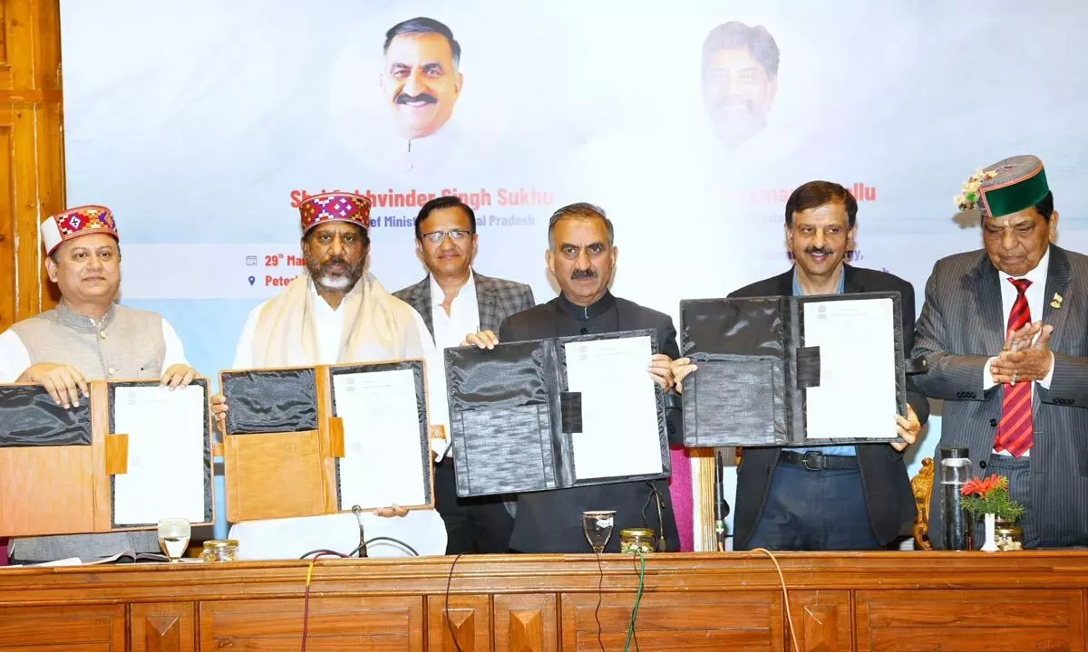 Telangana Signs Power Agreement with Himachal Pradesh for Clean Energy Solutions Telangana Signs Power Agreement with Himachal Pradesh for Clean Energy Solutions