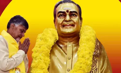 Chandrababu pays tribute to NTR on TDP Formation Day