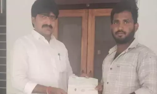 MLA Vijayudu Distributes CM Relief Fund Cheques in Alampur Constituency
