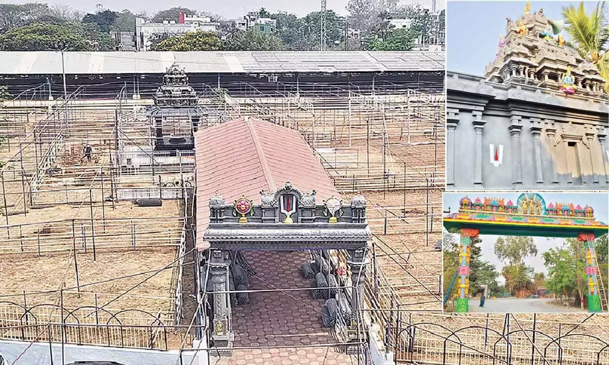 Bhadradri brimming with Brahmotsavam fervour Bhadradri brimming with Brahmotsavam fervour