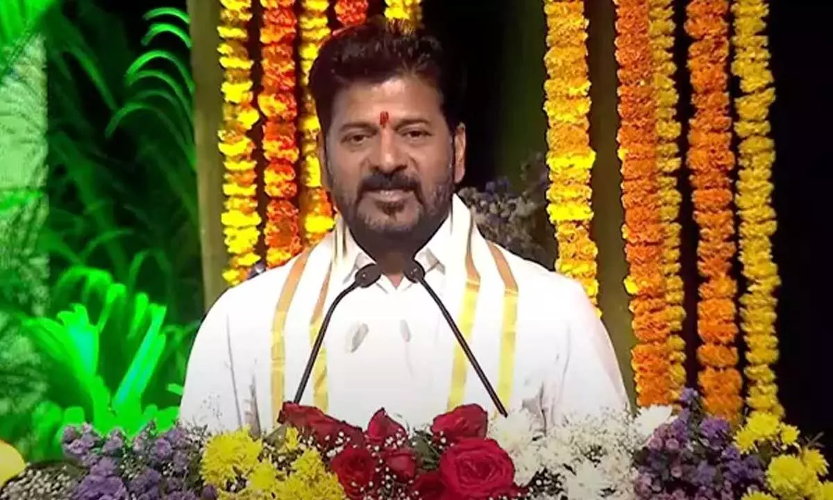 Telangana chief minister unveils ambitious Future City initiative during Ugadi celebrations Telangana chief minister unveils ambitious Future City initiative during Ugadi celebrations