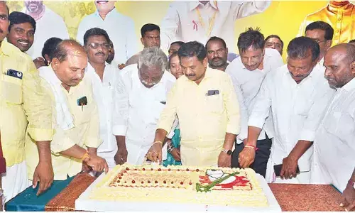 Minister pays rich tributes to NTR on TDP formation day